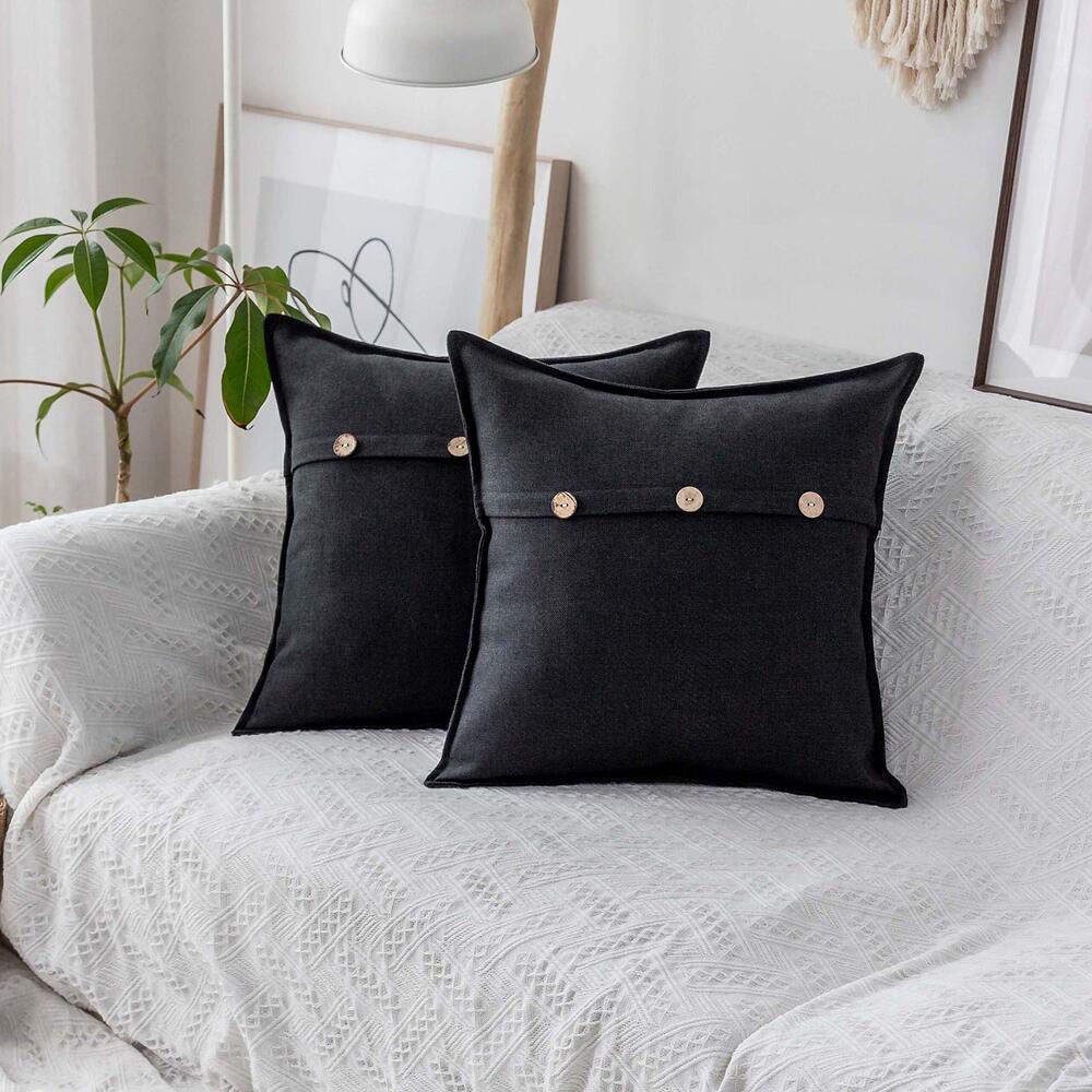 6825 Black Throw Pillow Covers 60x60 Euro Pillows Cover Halloween